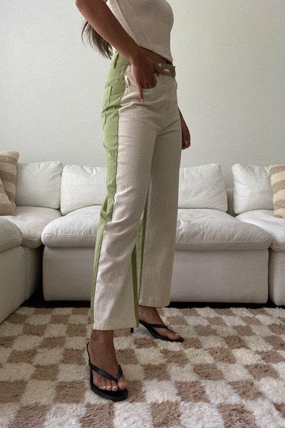 MATCHA TWO TONE PANTS